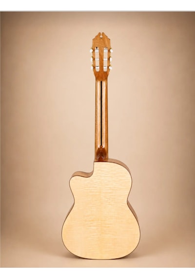 Maygar Mgt-600k Ceq İnce Kasa Elektro Klasik Gitar Kılıf , Kapo Ve Pena Hediyeli Natural