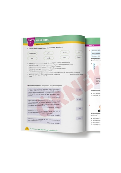 5.sınıf Din Kültürü Ve Ahlak Bilgisi Etkileşimli Defter
