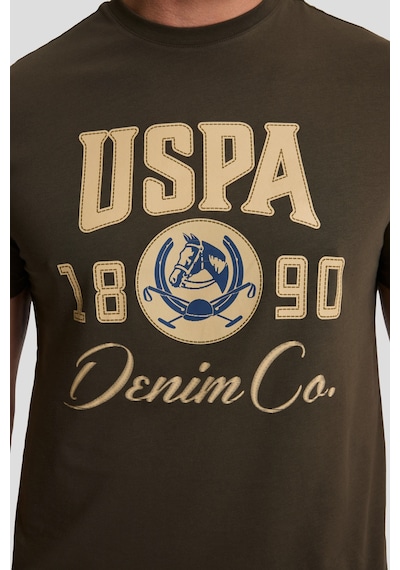 U.s. Polo Assn. Erkek Koyu Haki Tişört 50327174-vr111