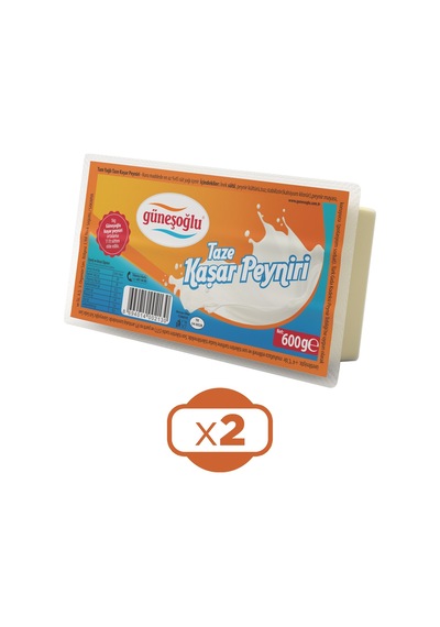 Güneşoğlu Kaşar Peyniri 2 x 600 G
