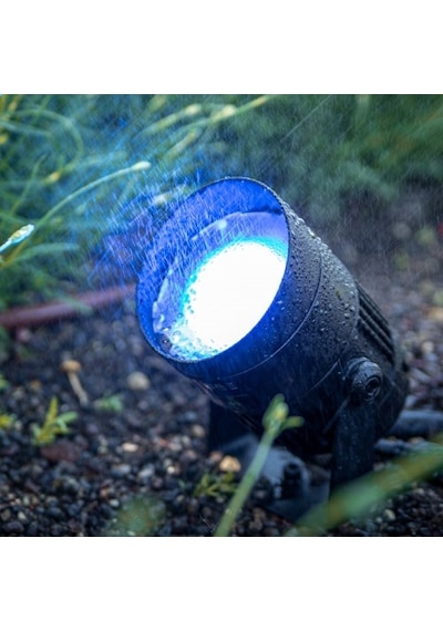 Elektrikle Çalışır, 7 Watt Mavi Işık Ledli Çok Kaliteli Çim, Çiçek, Ağaç, Peyzaj Aydınlatma Armatürü Mavi
