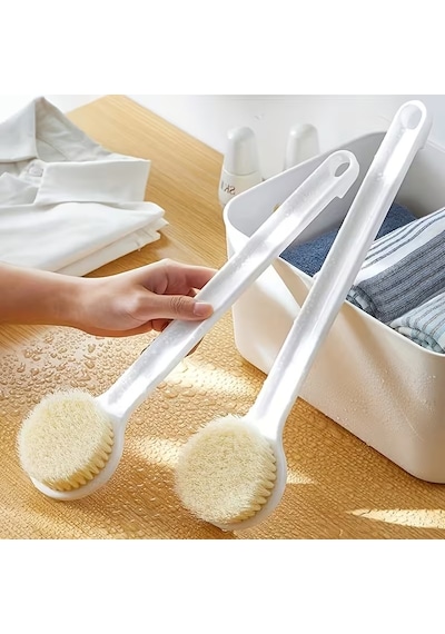 Mucit Home Banyo Fırçası Uzun Saplı Banyo Fırçası Banyo Fırçası Yumuşak Kıllı 1 Adet