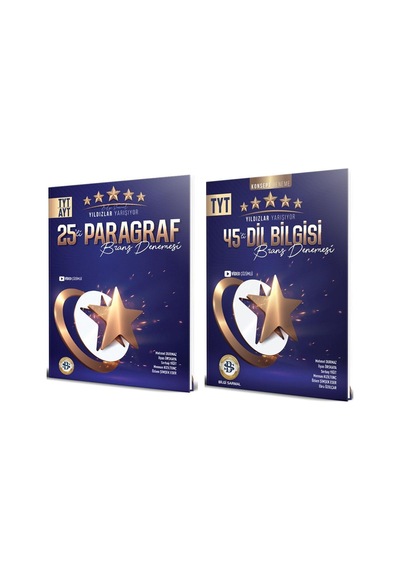 Bilgi Sarmal Tyt Paragraf Ve Dil Bilgisi Yıldızlar Yarışıyor Deneme Seti 2 Kitap