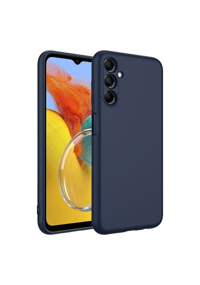 Galaxy M14 Kılıf Zore Mara Lansman Kapak Lacivert