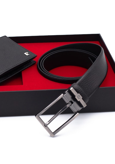 Pierre Cardin Deri Cüzdan & Kemer İkili Set Pc100f-2062a41 Siyah