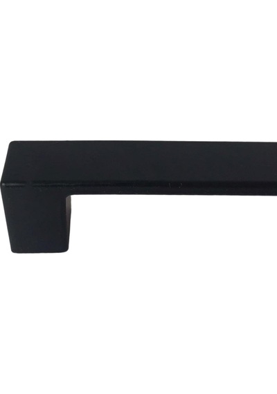 15 Adet Bihter Düz Kulp 224 Mm Siyah Mutfak Kulpu Çekmece Dolap Kapak Kulbu Metal Mobilya Dolabı Kulpları