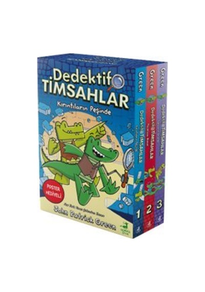 Dedektif Timsahlar 3 Kitaplık Kutulu Set 1-2-3 / John Patric...