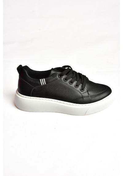 Fox Shoes S274048409 Siyah Kadın Spor Ayakkabı Sneakers Siyah