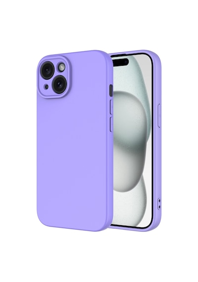Apple Uyumlu iPhone 15 Kılıf Zore Mara Lansman Kapak Lila