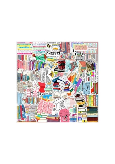 Giftmoda 25'li Su Geçirmez Opak Sticker Seri : 6 Abanoz