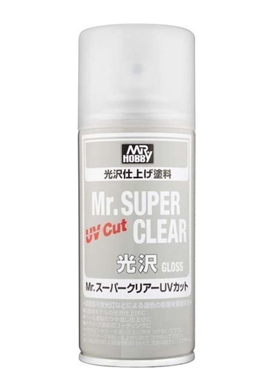 170 Ml. Uv Korumalı Parlak Vernik Sprey Maket Boyası, Mr.hobby B522 Standart
