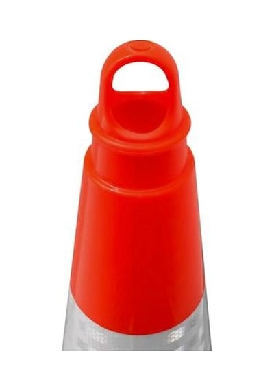 Pvc Trafik Konisi 75 Cm Çift Reflektifli Ağırlıklı Trafik Dubası