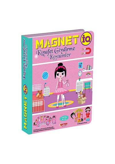 Dıy Toy Magnetik Kıyafet Giydirme Kostümler 4 Adet