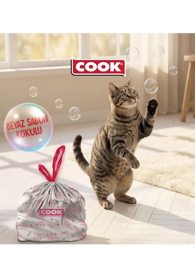Zenon Smart Akıllı Kedi Tuvaleti 20 Adet Atık Torbası Çöp Poşeti X8779-X8623-X8624-X8620