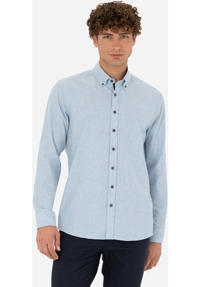 Pierre Cardin Erkek Mavi Desenli Gömlek 50275625-vr036 Mavi Pierre Cardin Erkek Mavi Desenli Gömlek 50275625-vr036 Mavi