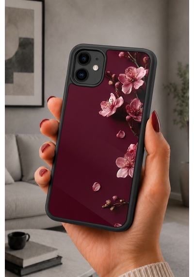 İphone 11 Uyumlu Bahardalı Desenli Kamera Korumalı Darbelere Dayanıklı Kılıf 1057-bahardalı-iphone11