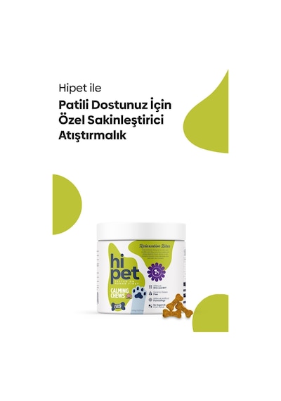 HiPet Sakinleştirici Çiğnenebilir Tablet HiPet Sakinleştirici Çiğnenebilir Tablet