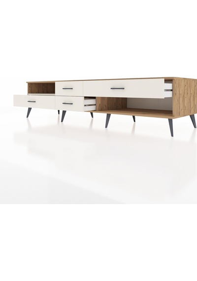 Kronos Tv Ünitesi Tek Raflı 4 Çekmeceli 220x59x51 Çam-aytaşı Aytası/aytası - Atlas Çam Kronos Tv Ünitesi Tek Raflı 4 Çekmeceli 220x59x51 Çam-aytaşı Aytası/aytası - Atlas Çam