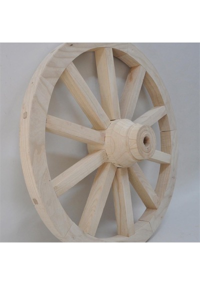 Otantik Ahşap At Arabası Tekeri 60 Cm. Duvar Dekoru Diğer