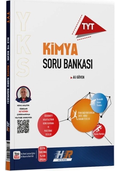 Tyt Kimya Soru Bankası Hız Ve Renk Yayınları
