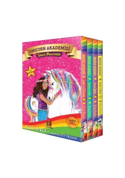 Unicorn Akademisi Sihirli Maceralar Seti 1 - 4 Kitap Takım - Julie Sykes - Orman Kitap
