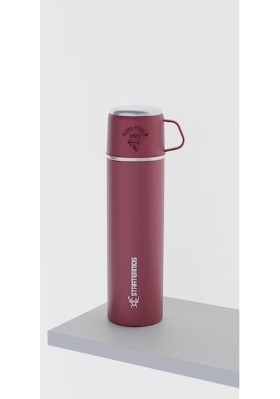 Trailmate Serisi Bardaklı 500 Ml Çelik Termos Acı Kahverengi 55608962
