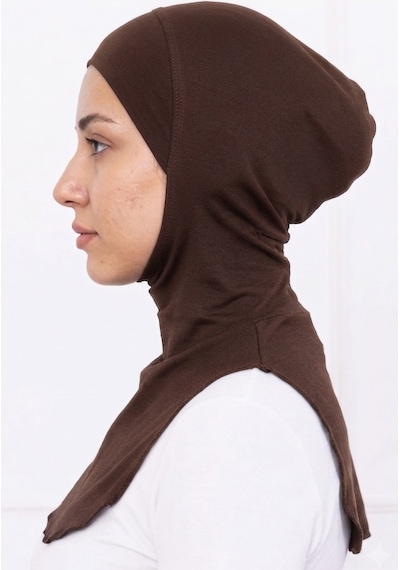 Alivascarf Ninja Bone Boyunluklu Likralı Sporcu Bonesi Kadın Pratik Tesettür Hijab Başörtü Kahverengi Alivascarf Ninja Bone Boyunluklu Likralı Sporcu Bonesi Kadın Pratik Tesettür Hijab Başörtü Kahverengi