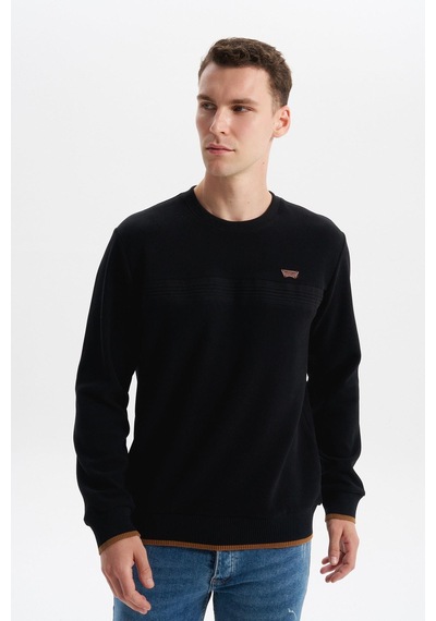 AR-MA Arma Erkek Regular Fit Selanik Sweatshirt Kazak Karbon Fırçalı, Bisiklet Yaka, Pamuk Polyester, Süs Etiketli K30124697802 Siyah AR-MA Arma Erkek Regular Fit Selanik Sweatshirt Kazak Karbon Fırçalı, Bisiklet Yaka, Pamuk Polyester, Süs Etiketli K30124697802 Siyah