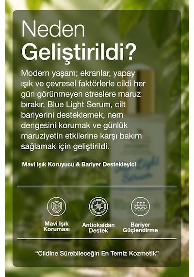 Kiperin Blue Light Serum | Mavi Işık Koruyucu & Bariyer Desteği | Centella, Aphloia, Hyaluronik Asit 30 ML