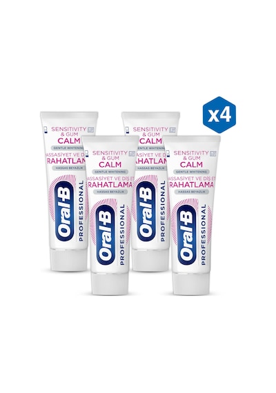 Oral-B Hassasiyet ve Diş Eti Hassas Beyazlık Diş Macunu 4 x 75 ML