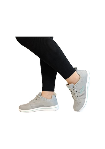 Jump 24937-24938 Gri Fuspetli Çok Hafif Rahat Spor Ayakkabı Gri