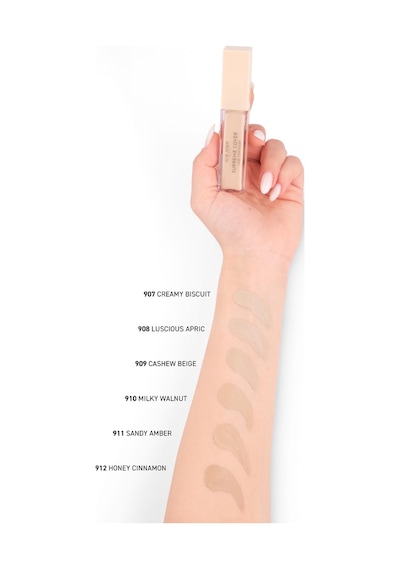Alix Avien Kalıcı Nemlendirici Hücre Onarıcı Leke Karşıtı Kapatıcı Supreme Cover Concealer 910 Milky Walnut
