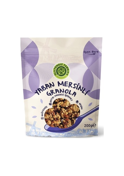 4 Adet Glutensiz Fabrika Yaban Mersinli Karabuğday Granola 200g