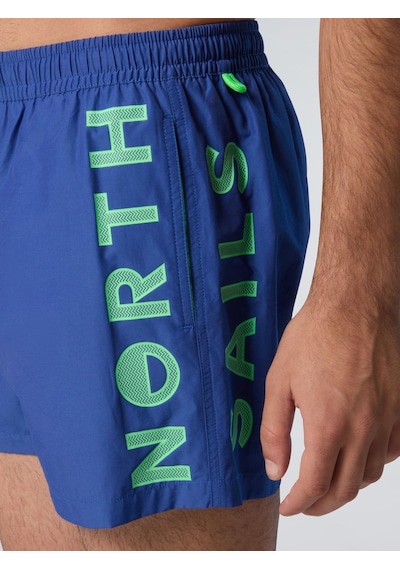 North Sails Basic Volley Cepli Erkek Deniz Şortu 36cm-33376 Mavi