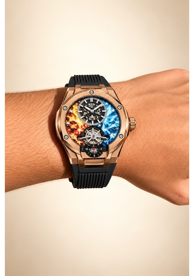 Pagani Design Pd-981 Everest Dağı Zirvesi Serisi Limited Edition Otomatik Erkek Kol Saati Rose Black Rose Gold