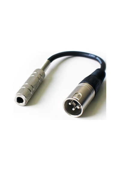 XLR Erkek-6.3 MM Dişi Çevirici Kablo
