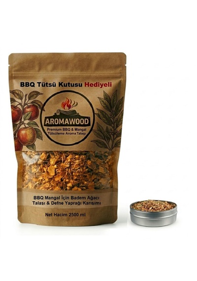 Elma Ağacı & Defne Yaprağı Tütsüleme Talaşı Grtill Mangal & Bbq Barbekü İçin Yoğun Aroma