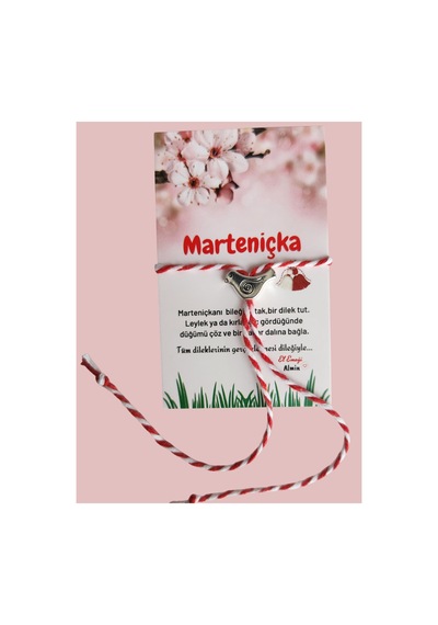 10 Adet Gümüş Kuş Marteniçka Dilek Bilekliği: Tek Tek Kartlı Ve Poşetli Gümüş Gümüş