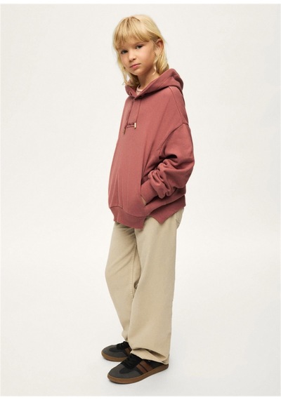 Mayoral Kız Çocuk Kapüşonlu Sweatshirt Somon 7426