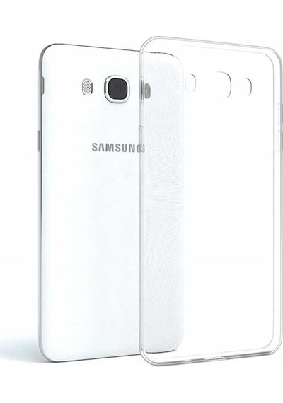 Galaxy J7 Kılıf Zore Süper Silikon Kapak Renksiz