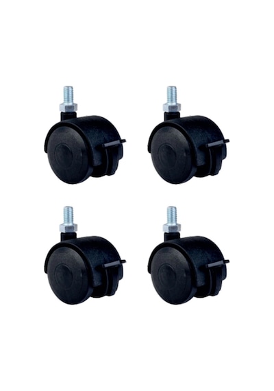 Büyük Plastik Vidalı Frenli - 50mm Hks129 - 4 Adet Çok Renkli