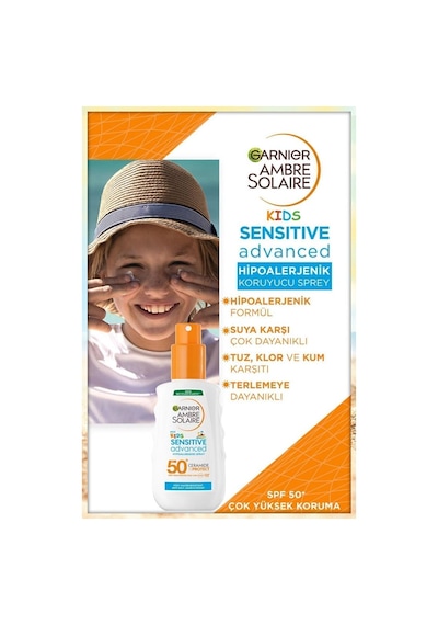 Ambre Solaire Bronzlaştırıcı Yağ 200ml&sensitive Advanced Güneş Koruyucu Çocuk Sprey Gkf50+ 150ml pktasbryggkcspst-8584