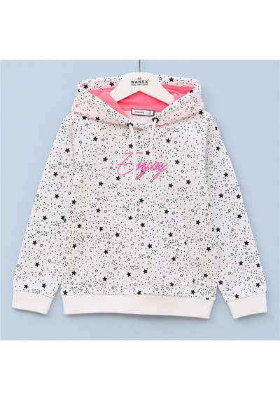 Wanex Kız Çocuk Uzun Kollu Ince Sweat - 31707 Desenli