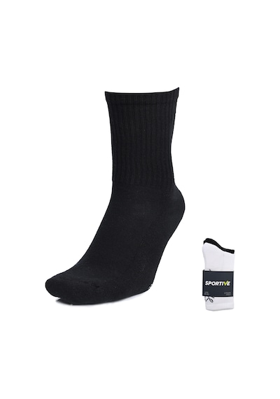 Sportive Spt Unisex Siyah 2'li Tenis Çorabı 25yuc005-shby 1738477 Siyah