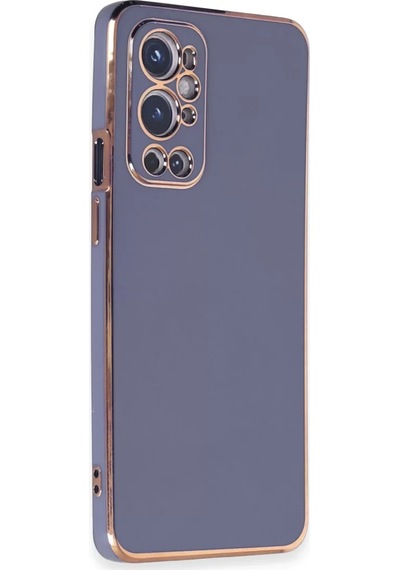 Newface One Plus 9 Pro Kılıf Volet Silikon - Mavi Resimdeki