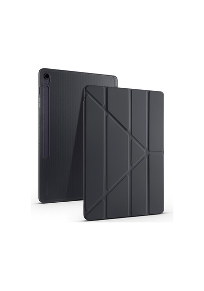 Galaxy Tab S10 Fe Plus Kılıf Zore Tri Folding Kalem Bölmeli Standlı Kılıf Kapaklı Kılıf