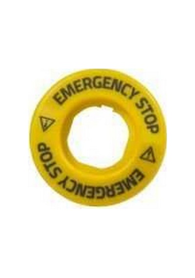Emas Bet60led2 60mm Acil Stop 24v Ac/dc Plastik Led İng-ing Kumanda Butonu