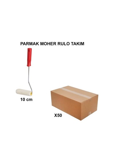 Parmak Moher Rulo Takım 10 Cm Ölçüsünde 50 Adet