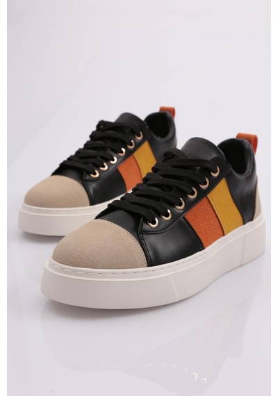 Dgn 1001 Kadin Sneaker 1001-2007-R1579 Gri - Siyah