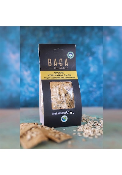 Baca Organik Organik Siyezli Yaprak Galeta 55 G